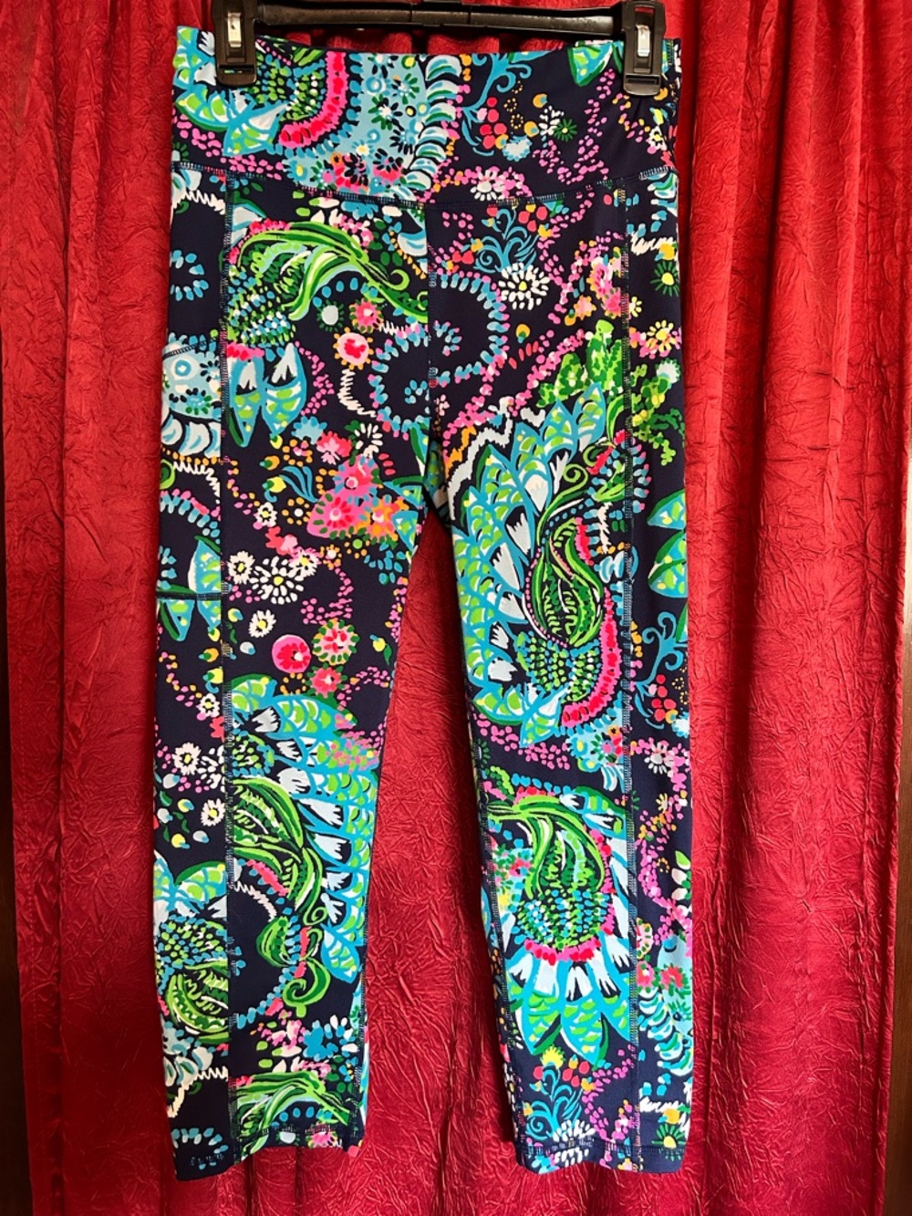 Lilly Pulitzer Multicolor Luxletic Paisley Print Leggings